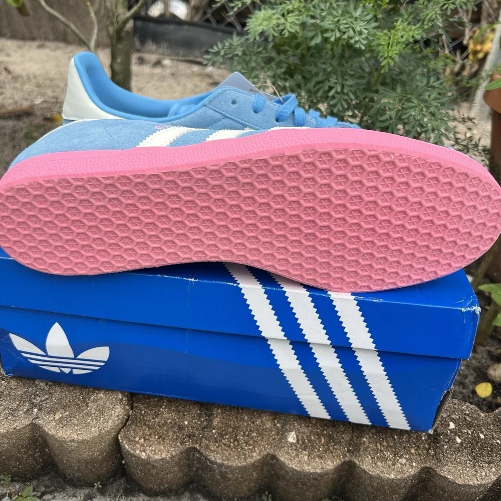 Adidas Gazelle Inter Miami Messi Blue Pink Third Soccer JR4178 Men's Size 11.5